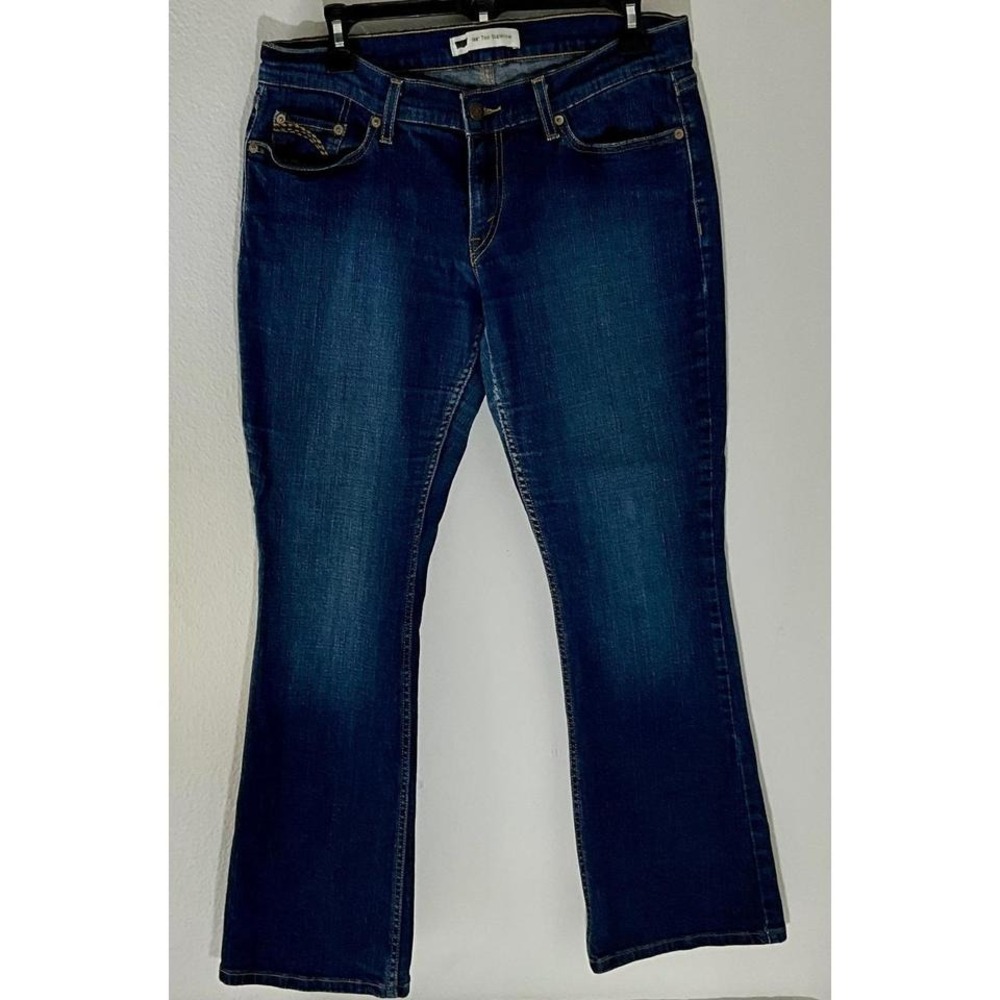 Levi's 524 Too Superlow Women's Bootcut‎ Jeans Dark Wash Denim
